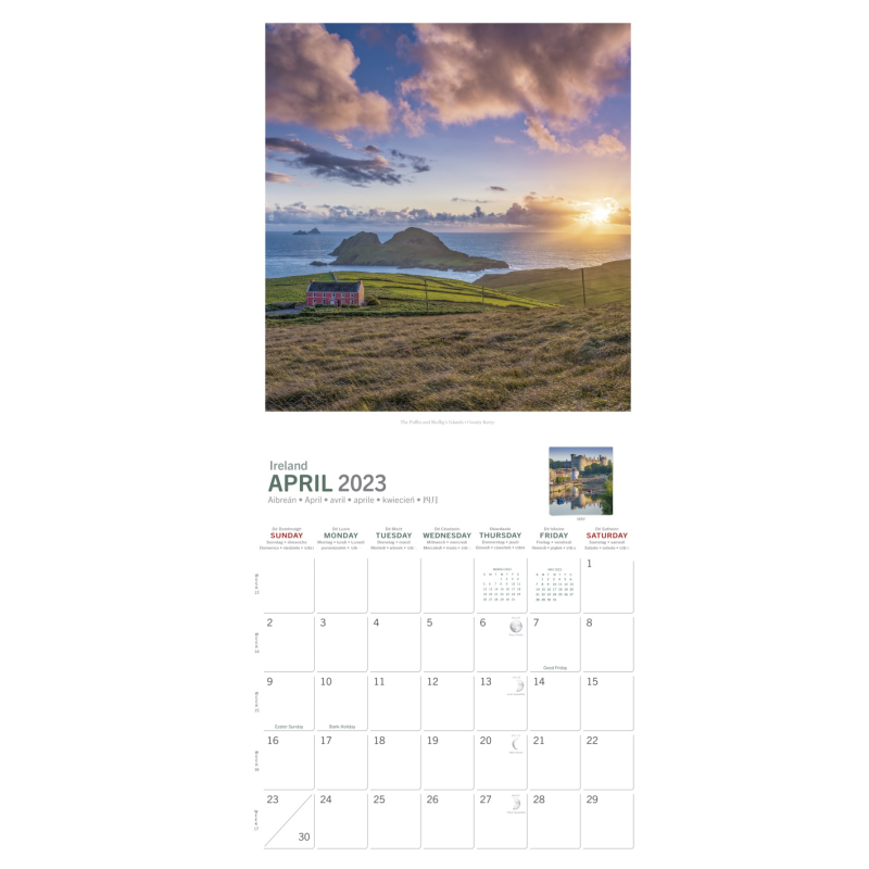 Large Real Ireland 2023 Calendar by Liam Blake